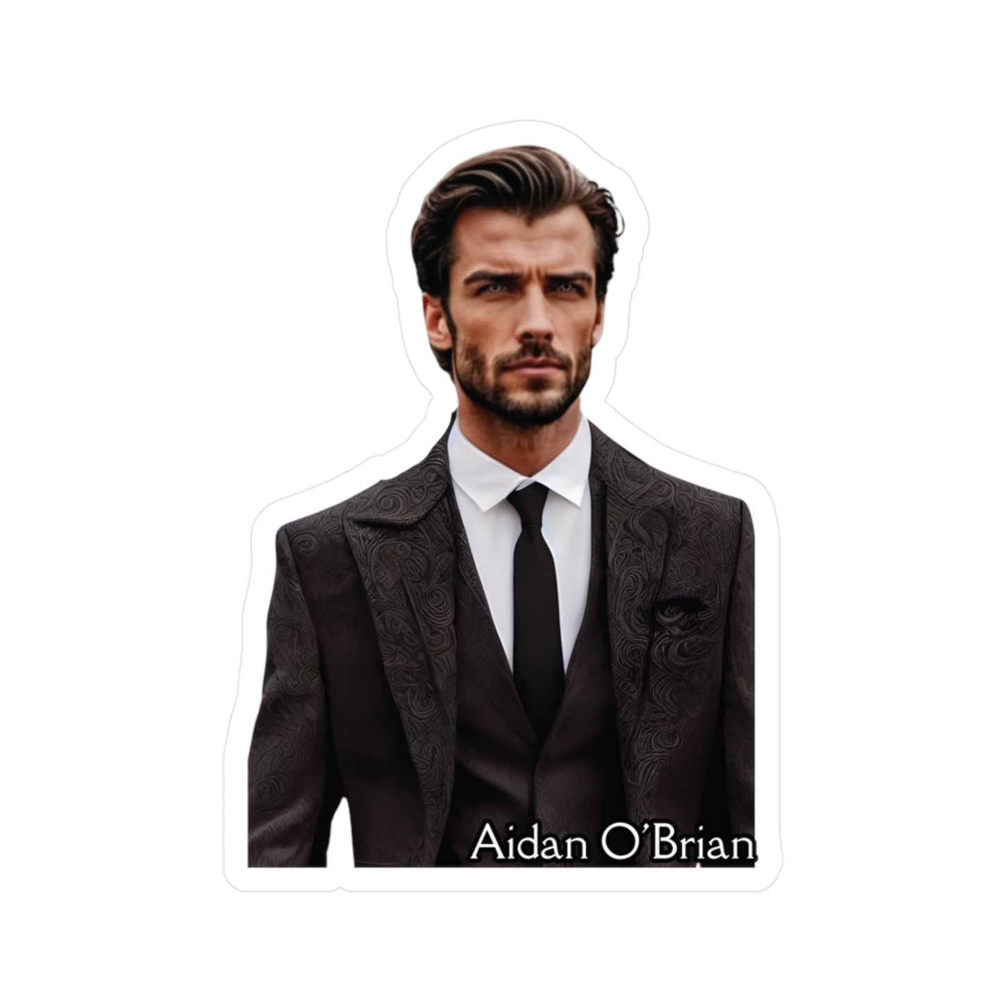 Vinyl Decal -Aidan O'Brian Character Art, MMC from Embers and Shadows
