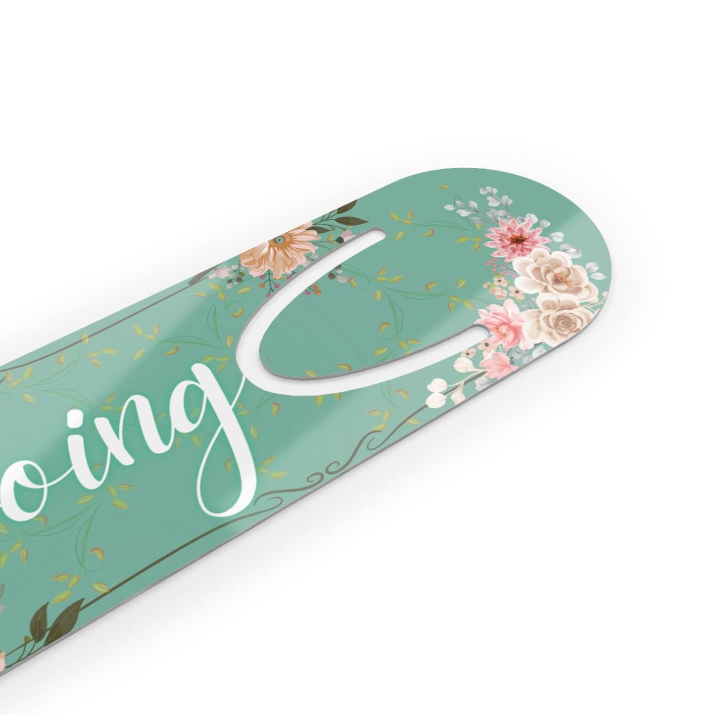 Floral Motivational Bookmark - Keep Going!