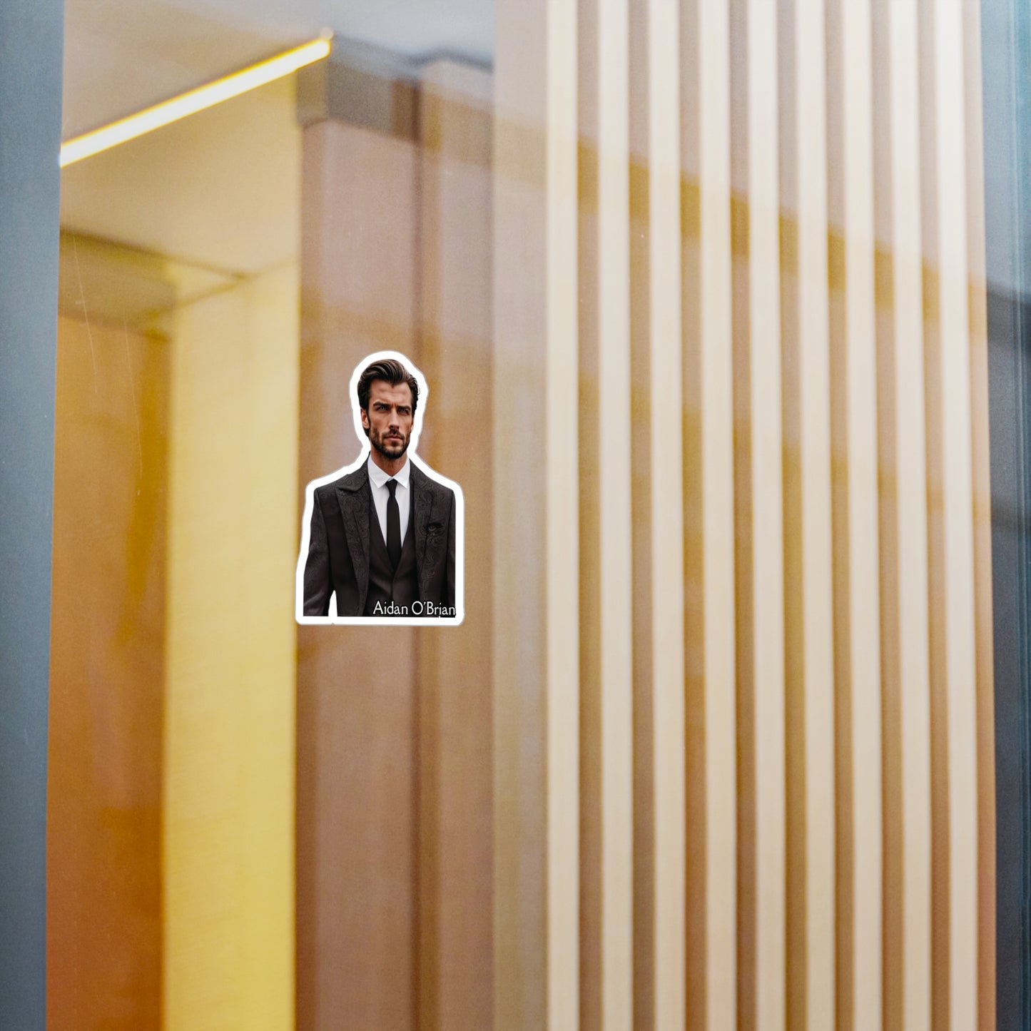 Vinyl Decal -Aidan O'Brian Character Art, MMC from Embers and Shadows