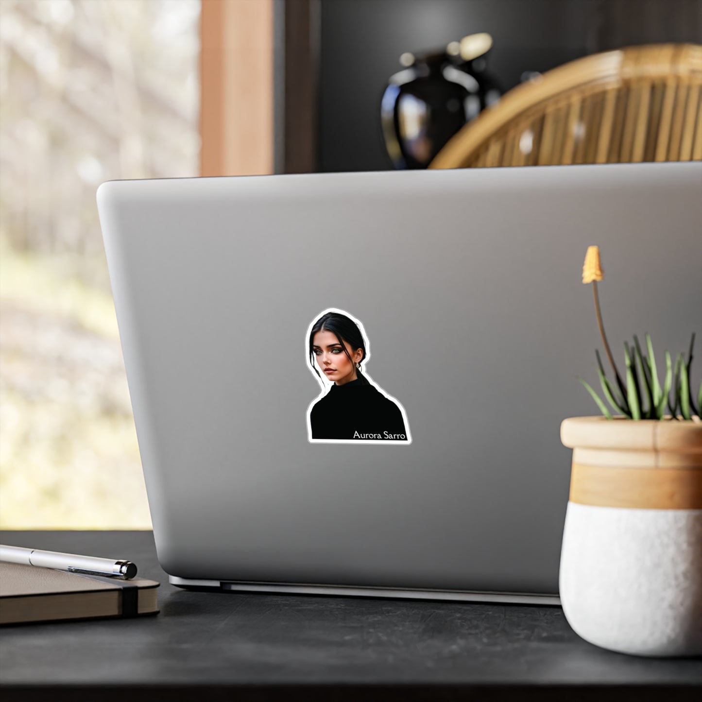 Vinyl Decal - Aurora Sarro Character Art, FMC from Embers and Shadows