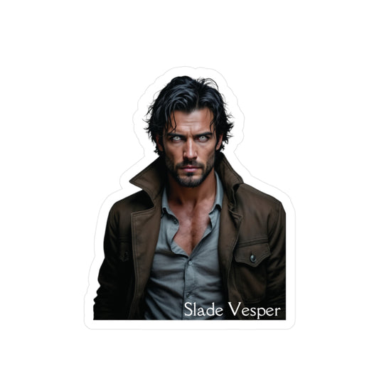 Vinyl Decal -Slade Vesper Character Art, MMC from Embers and Shadows